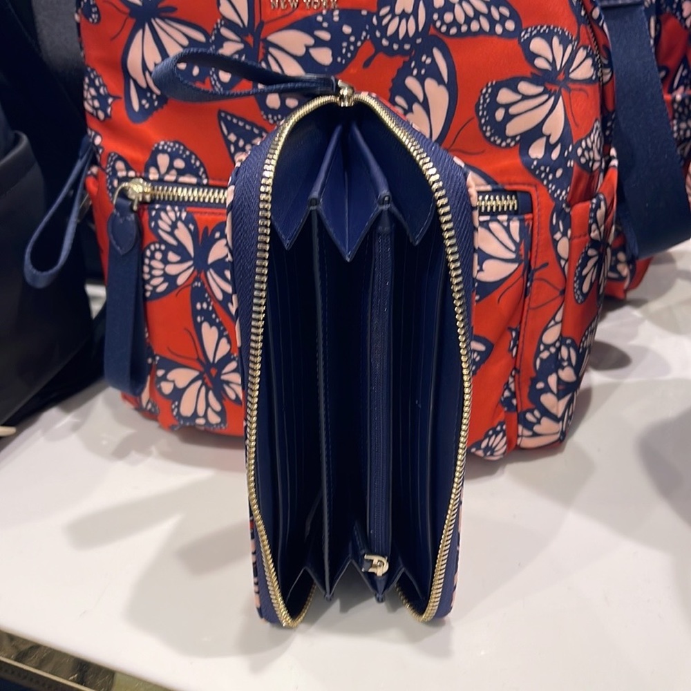 Kate Spade Chelsea Large Continental Wallet The little Better Butterfly Multi - Picture 13 of 16